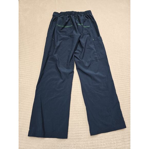 Carhartt Force Scrub Pants Womens Small Petite Blue Cargo Pocket Performance - Picture 9 of 10